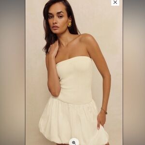 margot cotton bubble dress reformation